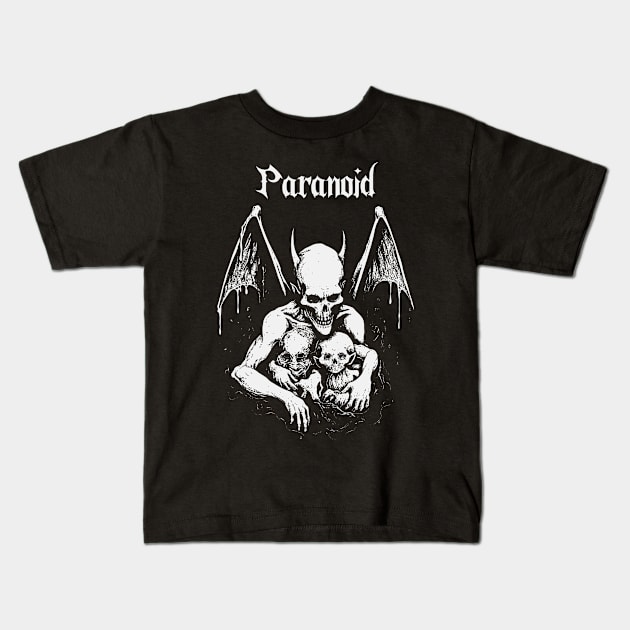 Dreams Unveiled Paranoid Kids T-Shirt by Mutearah